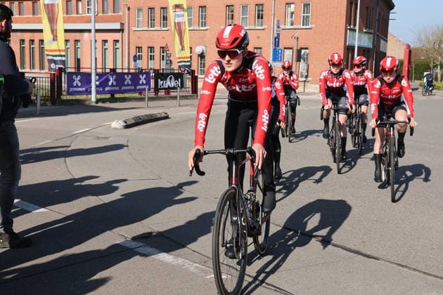 Fenix Omloop van het Hageland AARSCHOT TIELT - WINGE, Belgium 02 03 2025 Lotto Ladies pictured during the Fenix Omloop van het Hageland on 02 March 2025 ( Picture by Gianni Barbieux Photo News ).  Copyright: xGiannixBarbieuxx