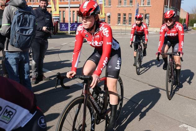 Fenix Omloop van het Hageland AARSCHOT TIELT - WINGE, Belgium 02 03 2025 Lotto Ladies pictured during the Fenix Omloop van het Hageland on 02 March 2025 ( Picture by Gianni Barbieux Photo News ).  Copyright: xGiannixBarbieuxx