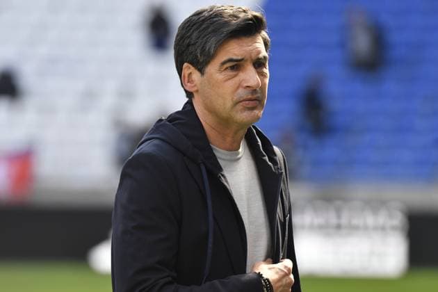 FOOTBALL : Lyon vs Brest - Ligue 1 - 02 03 2025 Paulo FONSECA coach of LYON during the French L1 football match between Olympique Lyonnais and Stade Brestois 29 at the Groupama stadium in Decines-Charpieu Lyon, France on March 02, 20245  Copyright: xMourad_ALLILIx