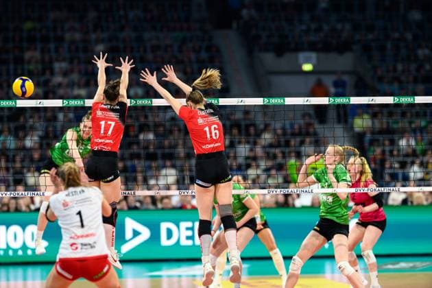 DVV Cup Final 2025 in the SAP Arena, Mannheim Copyright: HMBxMedia JonasxDinger