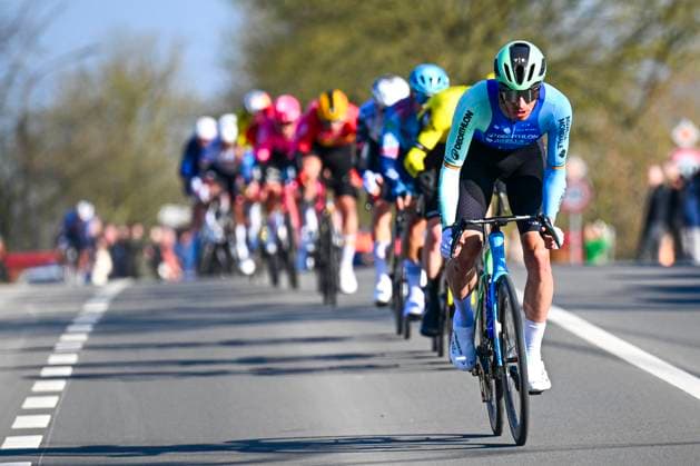 Kuurne - Brussel - Kuurne 2025 cycling race KUURNE, BELGIUM - MARCH 02 : Naesen Oliver (BEL) of Decathlon AG2R La Mondiale Team in action during the Men Elite UCI 1.Pro 77th Kuurne - Brussel - Kuurne cycling race of 203 kms with start in Kortrijk and finish in Kuurne on March 02, 2025 in Kuurne, Belgium, 02 03 2025 ( Motordriver Kenny Verfaillie & Kuurne Belgium  Copyright: xTomasxSiskx