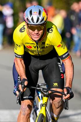 Kuurne - Brussel - Kuurne 2025 cycling race KUURNE, BELGIUM - MARCH 02 : Van Aert Wout (BEL) of Team Visma - Lease a Bike in action during the Men Elite UCI 1.Pro 77th Kuurne - Brussel - Kuurne cycling race of 203 kms with start in Kortrijk and finish in Kuurne on March 02, 2025 in Kuurne, Belgium, 02 03 2025 ( Motordriver Kenny Verfaillie & Kuurne Belgium  Copyright: xTomasxSiskx