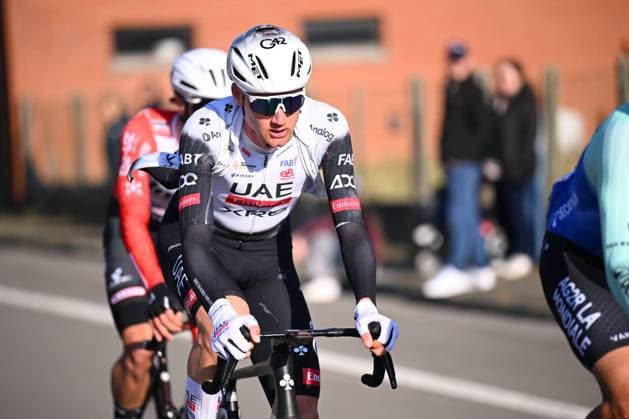 Kuurne - Brussel - Kuurne 2025 cycling race KUURNE, BELGIUM - MARCH 02 : Wellens Tim (BEL) of UAE Team Emirates - XRG in action during the Men Elite UCI 1.Pro 77th Kuurne - Brussel - Kuurne cycling race of 203 kms with start in Kortrijk and finish in Kuurne on March 02, 2025 in Kuurne, Belgium, 02 03 2025 ( Motordriver Kenny Verfaillie & Kuurne Belgium  Copyright: xTomasxSiskx