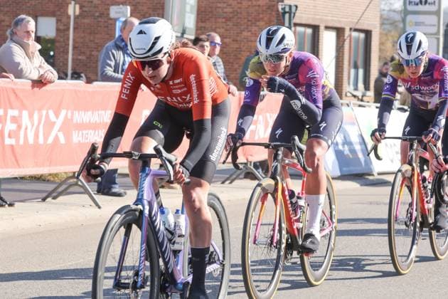 Fenix Omloop van het Hageland AARSCHOT TIELT - WINGE, Belgium 02 03 2025 Fenix-Deceuninck pictured during the Fenix Omloop van het Hageland on 02 March 2025 ( Picture by Gianni Barbieux Photo News ).  Copyright: xGiannixBarbieuxx