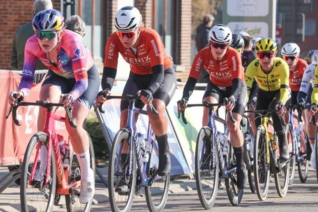 Fenix Omloop van het Hageland AARSCHOT TIELT - WINGE, Belgium 02 03 2025 Zoë Backstedt, Canyon Sram pictured during the Fenix Omloop van het Hageland on 02 March 2025 ( Picture by Gianni Barbieux Photo News ).  Copyright: xGiannixBarbieuxx