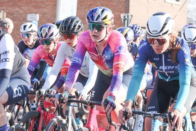 Fenix Omloop van het Hageland AARSCHOT TIELT - WINGE, Belgium 02 03 2025 Zoë Backstedt,Canyon Sram pictured during the Fenix Omloop van het Hageland on 02 March 2025 ( Picture by Gianni Barbieux Photo News ).  Copyright: xGiannixBarbieuxx