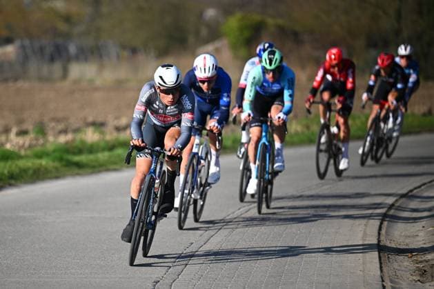 Kuurne - Brussel - Kuurne 2025 cycling race KUURNE, BELGIUM - MARCH 02 : Philipsen Jasper (BEL) of Alpecin-Deceuninck in action during the Men Elite UCI 1.Pro 77th Kuurne - Brussel - Kuurne cycling race of 203 kms with start in Kortrijk and finish in Kuurne on March 02, 2025 in Kuurne, Belgium, 02 03 2025 ( Motordriver Kenny Verfaillie & Kuurne Belgium  Copyright: xTomasxSiskx