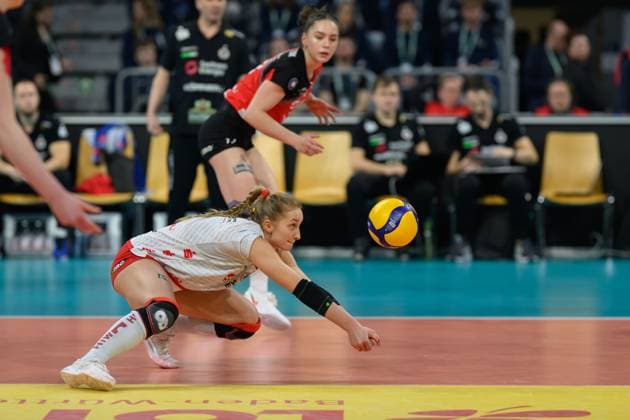 Patricia Nestler Nr 1, Libera, Dresdner SC 1898 DVV Cup Final 2025 Women, Manheim on 02 03 2025 Copyright: xBEAUTIFULxSPORTS PeterxWeberx