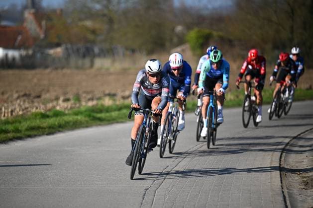 Kuurne - Brussel - Kuurne 2025 cycling race KUURNE, BELGIUM - MARCH 02 : Philipsen Jasper (BEL) of Alpecin-Deceuninck in action during the Men Elite UCI 1.Pro 77th Kuurne - Brussel - Kuurne cycling race of 203 kms with start in Kortrijk and finish in Kuurne on March 02, 2025 in Kuurne, Belgium, 02 03 2025 ( Motordriver Kenny Verfaillie & Kuurne Belgium  Copyright: xTomasxSiskx