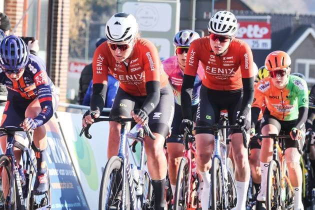 Fenix Omloop van het Hageland AARSCHOT TIELT - WINGE, Belgium 02 03 2025 Fenix-Deceuninck pictured during the Fenix Omloop van het Hageland on 02 March 2025 ( Picture by Gianni Barbieux Photo News ).  Copyright: xGiannixBarbieuxx