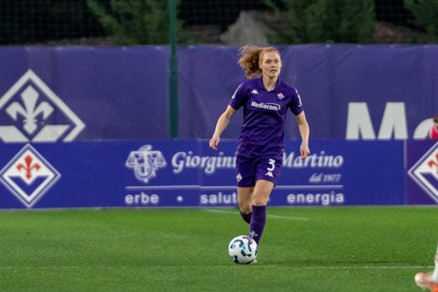 Florence, Italy, March 2nd 2025: Stine Ballisager (Fiorentina Femminile) during the Women s Serie A eBay Championship Round match between Fiorentina Women and Milan Women at Viola Park in Florence, Italy. (Sara Esposito SPP) Copyright: xSaraxEsposito SPPx spp-en-SaEs-SaraEsposito_SPP_-07584