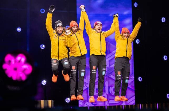 Nordic World Ski Championships in Trondheim, award ceremony