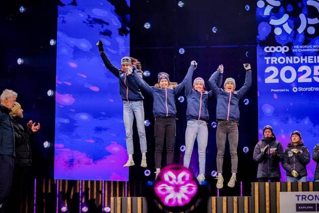 RECORD DATE NOT STATED 2.03.2025 MISTRZOSTWA SWIATA W NARCIARSTWIE KLASYCZNYM TRONDHEIM 2025 SKOKI NARCIARSKIE KOBIET KONKURS DRUZYNOWY MEDALE FIS NORDIC WORLD SKI CHAMPIONSHIPS Ski jumping, Skispringen, Ski, nordisch WOMEN TEAM COMPETITION MEDAL CEREMONY N Z EDER LISA, MUEHLBACHER JULIA, SEIFRIEDSBERGER JACQUELINE, PINKELNIG EVA FOT. JULIA PIATKOWSKA NEWSPIX.PL --- newspix.pl 