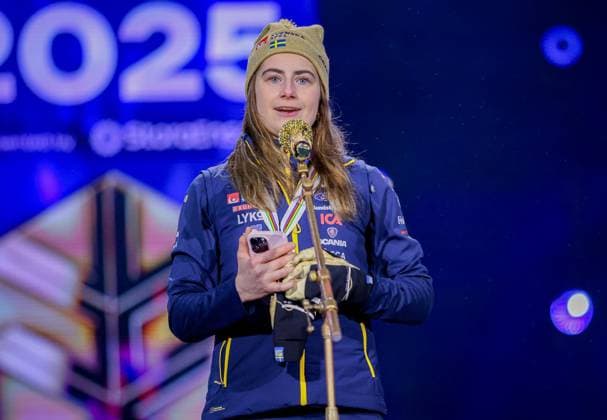 RECORD DATE NOT STATED 2.03.2025 MISTRZOSTWA SWIATA W NARCIARSTWIE KLASYCZNYM BIEGI NARCIARSKIE KOBIET SKIATHLON TRONDHEIM 2025 FIS NORDIC WORLD SKI CHAMPIONSHIPS CROSS COUNTRY WOMEN SKIATHLON N Z EBBA ANDERSSON FOT. JULIA PIATKOWSKA NEWSPIX.PL --- newspix.pl 