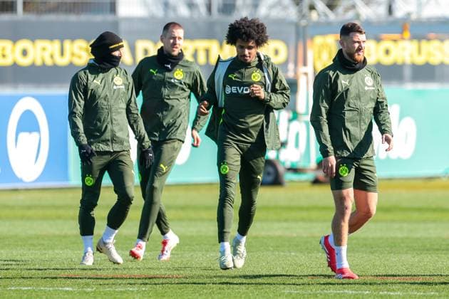 Football, CL, Borussia Dortmund, Training