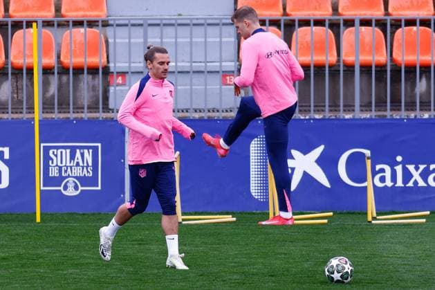 Football, CL, Atletico Madrid, Training