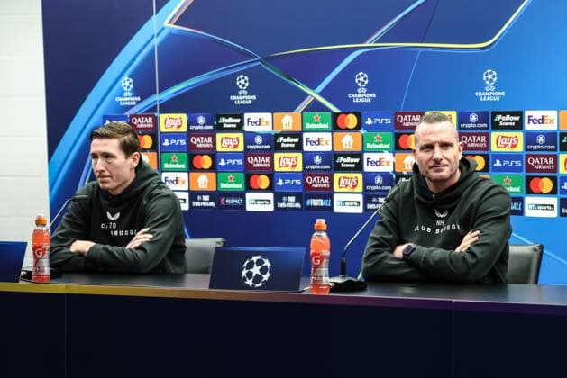 Football, CL, FC Brugge, Press conference