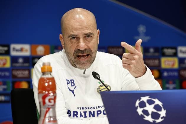Football, CL, PSV Eindhoven, Press conference