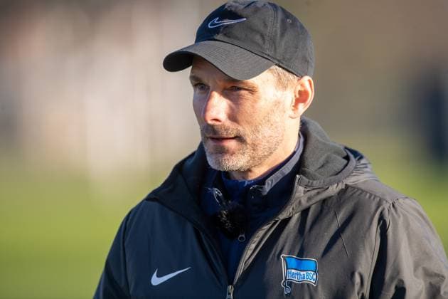 Soccer, Men, Season 2024 2025, 2 Bundesliga, Hertha BSC, Training, Coach Stefan Leitl Hertha BSC , 03 03 2025, Copyright: xSebastianxRäppoldx xMatthiasxKochx