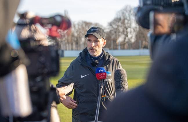 Soccer, Men, Season 2024 2025, 2 Bundesliga, Hertha BSC, Training, Coach Stefan Leitl Hertha BSC , 03 03 2025, Copyright: xSebastianxRäppoldx xMatthiasxKochx