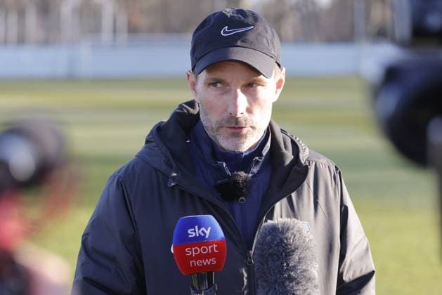 Coach Stefan Leitl Hertha BSC at media round, Germany, Berlin, Sportpark, Football, Men, Season 2024 2025, 2 Bundesliga