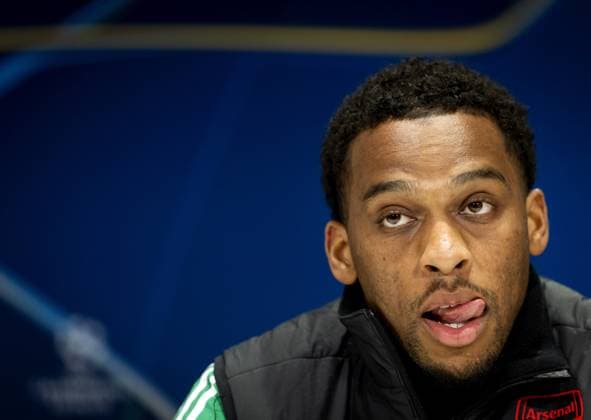 EINDHOVEN - Jurrien Timber of Arsenal during the press conference, PK, Pressekonferenz ahead of the meeting between the English team and PSV in the Champions League eighth final in Eindhoven. ANP KOEN VAN WEEL xVIxANPxSportx xxANPxIVx 521489917 originalFilename: 521489917.jpg