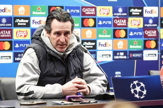 Football, CL, Aston Villa, Press conference