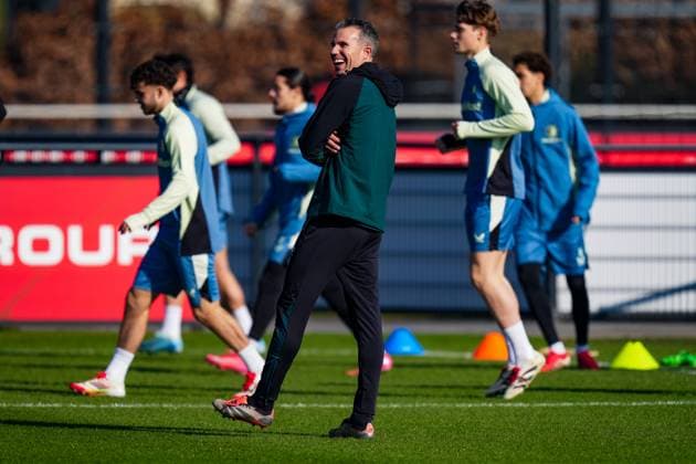 Football, CL, Feyenoord Rotterdam Training