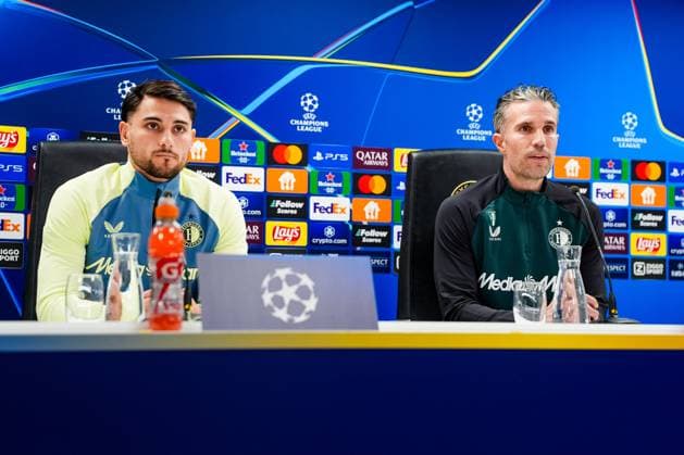 Football, CL, Feyenoord Rotterdam press conference