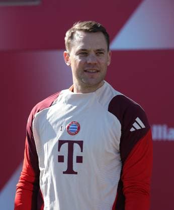 04 03 2025, Champions League, FC Bayern Muenchen final training, Football, Sport, in the picture Manuel Neuer FC Bayern Muenchen