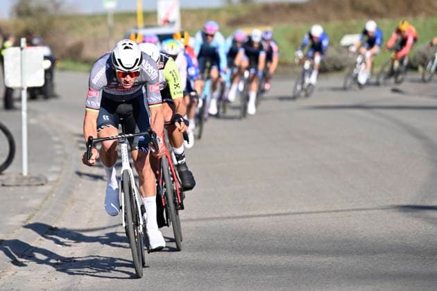 Samyn Classic 2025 DOUR, BELGIUM - MARCH 04 : Van Der Poel Mathieu (NED) of Alpecin - Deceuninck pictured during the 57th edition of the Samyn cycling race, with start in Quaregnon and finish in Dour after 199km of racing on March 4, 2025 in Dour, Belgium, 04 03 2025 Dour Belgium  Copyright: xJanxDexMeuleneirx