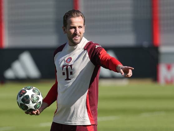 04 03 2025, Champions League, FC Bayern Muenchen final training, Football, Sport, in the picture Harry Kane FC Bayern Muenchen