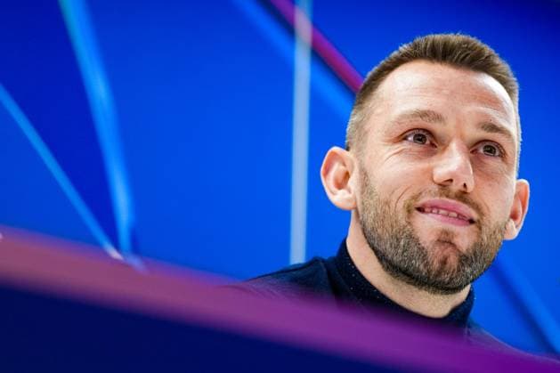 Champions League 2024-2025: press conference, PK, Pressekonferenz of FC Inter Milano Rotterdam - Stefan de Vrij of FC Inter Milano during the press conference of FC Inter Milano in preparation of the Champions League duel against Feyenoord at Stadion Feijenoord De Kuip on 4 March 2025 in Rotterdam, The Netherlands. Copyright: xYannickxVerhoevenx