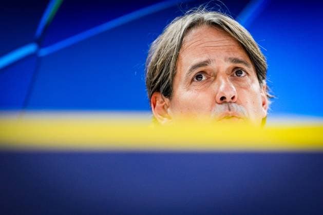 Champions League 2024-2025: press conference, PK, Pressekonferenz of FC Inter Milano Rotterdam - FC Inter Milano trainer Simone Inzaghi during the press conference of FC Inter Milano in preparation of the Champions League duel against Feyenoord at Stadion Feijenoord De Kuip on 4 March 2025 in Rotterdam, The Netherlands. Copyright: xYannickxVerhoevenx