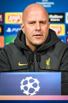 March 4, 2025, Paris, France, France: Arne SLOT of FC Liverpool during a FC Liverpool press conference, PK, Pressekonferenz at Parc des Princes Stadium on March 04, 2025 in Paris, France. Paris France - ZUMAm308 20250304_zsp_m308_010 Copyright: xMatthieuxMirvillex