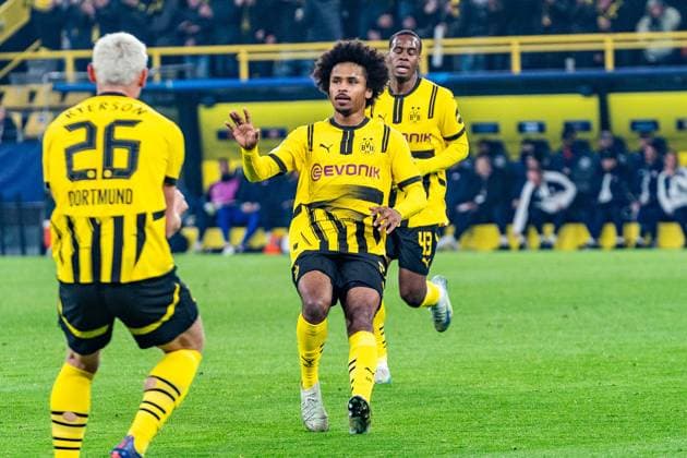 04 03 2025, Borussia Dortmund v OSC Lille, UEFA Champions League, round of 16, first leg Goal for 1 0 by Karim Adeyemi Borussia Dortmund, 27 Copyright: xBahhoxKarax