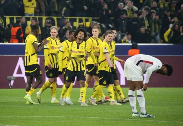 04 03 2025, xgrfx, Football UEFA Champions League, Borussia Dortmund Lille OSC v l Goal, Karim Adeyemi Borussia Dortmund DFL DFB REGULATIONS PROHIBIT ANY USE OF PHOTOGRAPHS as IMAGE SEQUENCES and or QUASI VIDEO Dortmund