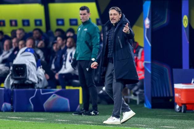 04 03 2025, Football, UEFA Champions League, Borussia Dortmund OSC Lille, Signal Iduna Park, Round of 16, 2024 2025 season Coach Niko Kovac Head Coach BVB gesticulating on the touchline North Rhine-Westphalia Germany