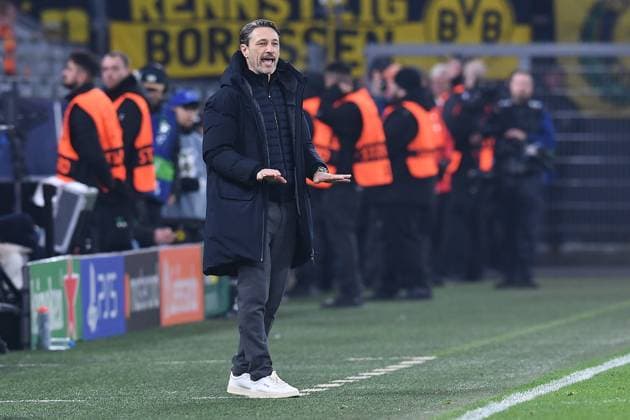 Soccer Champions League round of 16 Borussia Dortmund Lille OSC on 04 03 2025 at Signal Iduna Park in Dortmund Niko Kovac Head Coach Dortmund xRx