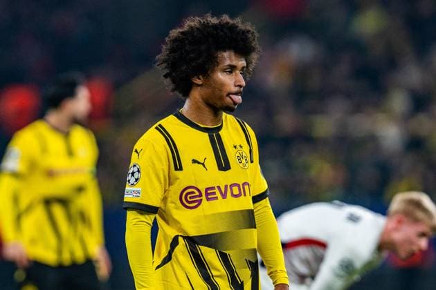 04 03 2025, Borussia Dortmund v OSC Lille, UEFA Champions League, round of 16, first leg Karim Adeyemi Borussia Dortmund, 27 Copyright: xBahhoxKarax