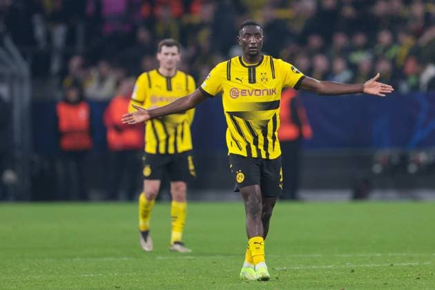 04 03 2025, UEFA Champions League, Round of 16, Borussia Dortmund Lille OSC, Serhou Guirassy Borussia Dortmund , Dortmund Signal Iduna Park NRW Germany xRHR PHOTO DEx Copyright: DennisxEwert RHR-FOTOx RHR-FOTO DE