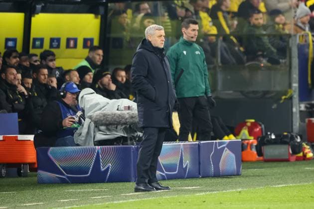 Bruno Genesio Head Coach LOSC Lille GER, Borussia Dortmund vs LOSC Lille, Football, Champions League, Round of 16, 2024 2025 season, 04 03 2025 GER, Borussia Dortmund vs LOSC Lille, Football, Champions League, Round of 16, 2024 2025 season, 04 03 2025 Dortmund Copyright: xEibner-Pressefoto FrankxZeisingx EP_FZG