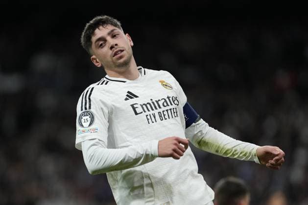 Cc Madrid 04 03 2025 - Champions League Real Madrid-Atletico Madrid foto Cesar Cebolla Image nella foto: Federico Valverde 