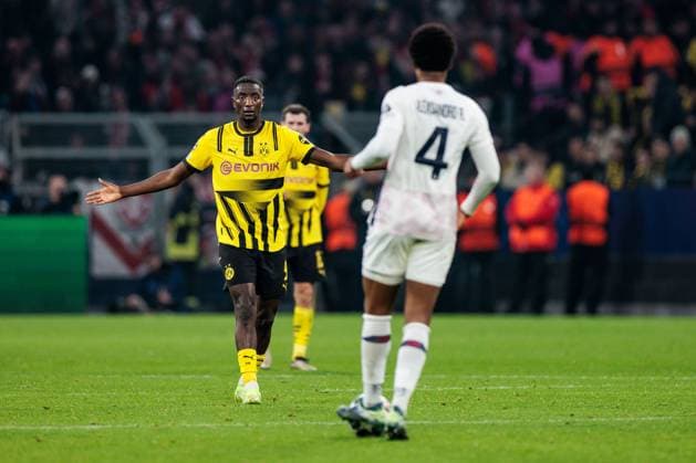 UEFA Champions League, Borussia Dortmund LOSC Lille 04 03 2025 Serhou Guirassy Borussia Dortmund, 9 defends UEFA Champions League round of 16 first leg, Borussia Dortmund LOSC Lille Dortmund, SIGNAL IDUNA PARK on 04 03 2025 Copyright: xBEAUTIFULxSPORTS Wunderlx