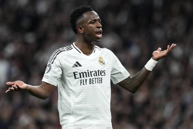 Cc Madrid 04 03 2025 - Champions League Real Madrid-Atletico Madrid foto Cesar Cebolla Image nella foto: Vinicius Junior 