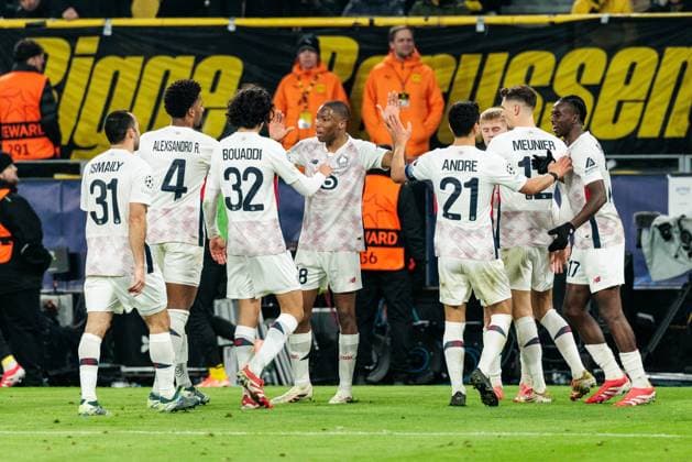 UEFA Champions League, Borussia Dortmund LOSC Lille 04 03 2025 Hakon Arnar Haraldsson LOSC Lille, 7 UEFA Champions League round of 16 first leg, Borussia Dortmund LOSC Lille Dortmund, SIGNAL IDUNA PARK on 04 03 2025 Copyright: xBEAUTIFULxSPORTS Wunderlx