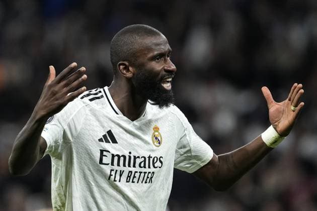 Cc Madrid 04 03 2025 - Champions League Real Madrid-Atletico Madrid foto Cesar Cebolla Image nella foto: Antonio Rudiger 