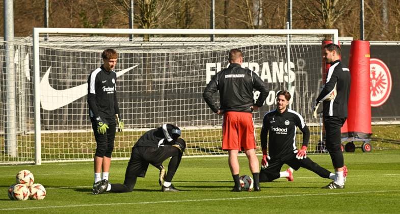 Football, EL, Eintracht Frankfurt, Training