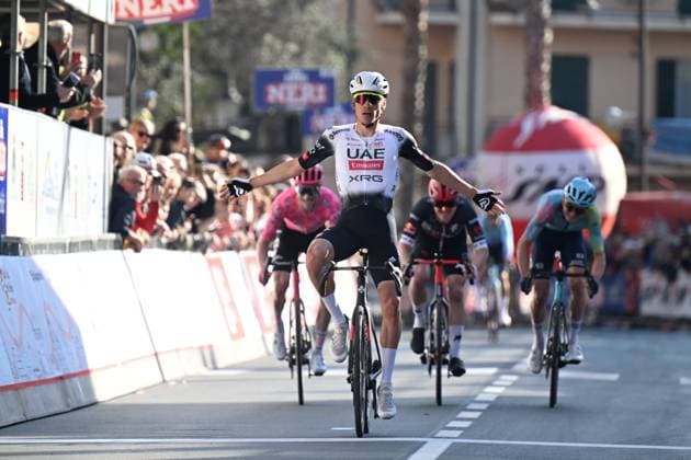 Sport Bilder des Tages 05-03-2025 Trofeo Laigueglia; 2025, Uae Team Emirates - Xrg; Ayuso Pesquera, Juan; Laigueglia; 
