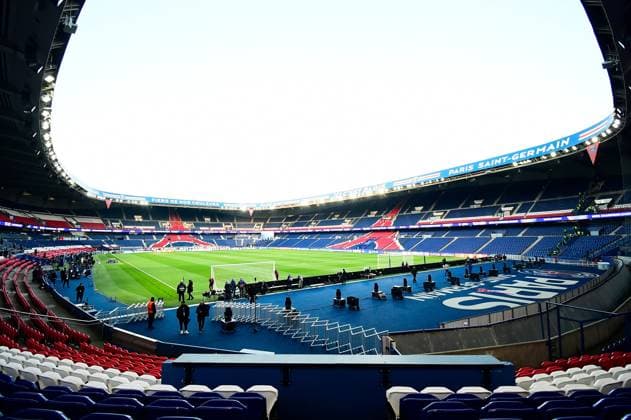 FOOTBALL : PSG vs Liverpool - Ligue des Champions - 05 03 2025 A general view inside the stadium prior to the UEFA Champions League match between Paris Saint Germain and Liverpool FC at Parc Des Princes on March 05 , 2025 in Paris, France. ( Photo by Dante Badano PsnewZ ) - ParisFrance  Copyright: xDantexBadanox